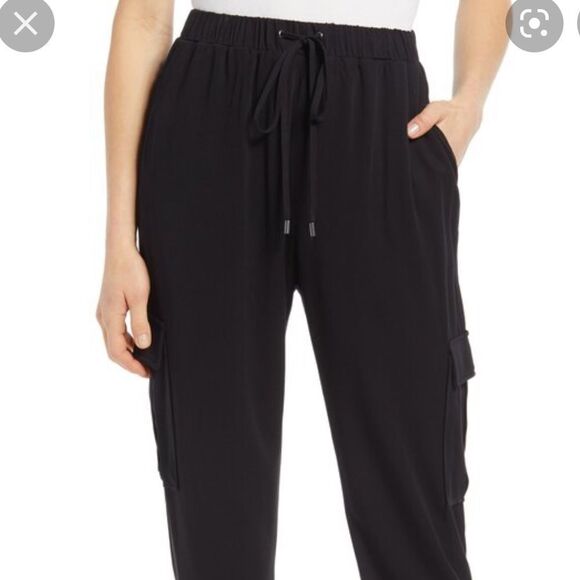 New Treasure& Bond Twill Cargo pants black Medium - Picture 1 of 9